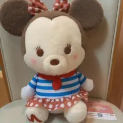 新品ミッキー&フレンズ　ミルキーボアBIGぬいぐるみマリンスタイル　ミニー