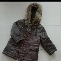 COMME CA ISM ブラウンコート フリース内側