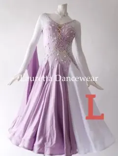 チャコット 高級 社交ダンス 衣装 モダンドレス フラワーモチーフ