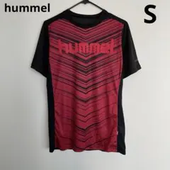 ヒュンメル プラクティスシャツ 半袖Tシャツ 吸水速乾 サッカー S 黒 赤のサムネイル