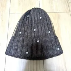 CA4LA　パール　 ニット帽