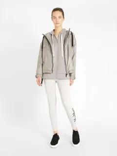 Max Mara　ビスコースジャージーフーディ　パールグレーのサムネイル
