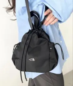 韓国限定 日本未発売 ノースフェイス 巾着 バケット メッシュ 