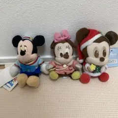 ミッキーミニーぬいぐるみ3体セット