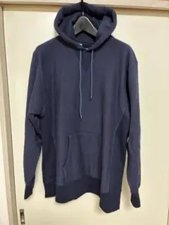 A19201 極美品 ループウィラー×エヌハリウッド 24SS 前Vパーカー紺Mのサムネイル
