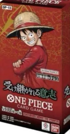 受け継がれる意志　4BOX 新品未開封 2025年最新】ワンピースカードゲーム box 未開封の人気アイテム