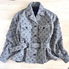 louis vuitton モノグラム ラマウールジャケット Aライン コート