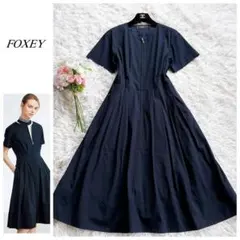 未使用級*23年製 フォクシー ミルフィーユ ワンピース ロング Aライン 42 未使用級*23年製 フォクシー ミルフィーユ ワンピース ロング A