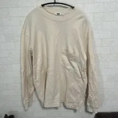 UNIQLO U 長袖カットソー M ベージュ