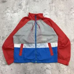ケ*ル様 Reebok　ナイロンジャケット　L　マルチカラー　ロゴ　古着