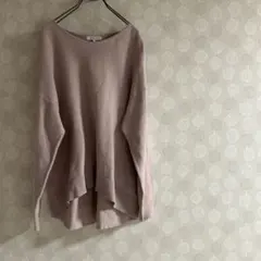 ★値下げ★GLOBAL WORK ピンクオフショルダー ニット Lサイズ