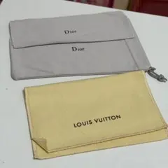 Dior & Louis Vuitton 保存袋 2点セット