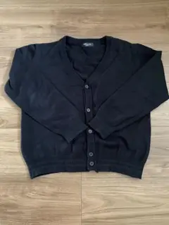COMME CA ISM 黒 カーディガン