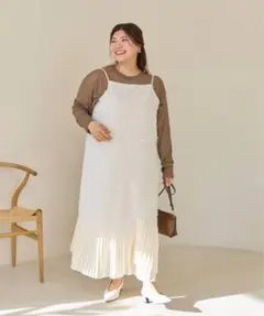 LAVEANGE SASAKI MIKI プリーツキャミワンピース セット3L