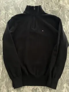 Tommy Hilfiger 黒 ハーフジップニットのサムネイル