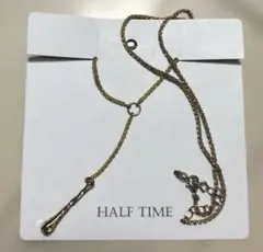 お値下げ終了します☆HALF TIME ドロップ型ネックレスのサムネイル
