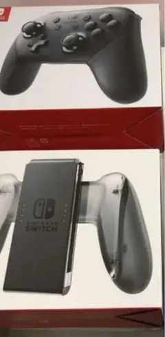 【新品未開封】2点セットSwitchプロコン、充電グリップ