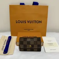 ルイヴィトン正規品キーケース ミュルティクレ6 LOUIS VUITTONダミエ