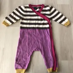 Baby GAP ニットロンパース　70cm 長袖　ボーダー