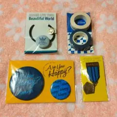 嵐 限定グッズ マスキングテープ ヘアゴム 缶バッジ メダルチャーム