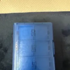 青いゲームカードケース 6枚収納