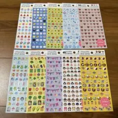 キャンドゥ ちょこっとシール 10枚セットAA