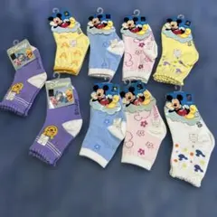 ミッキーマウス キッズ靴下 サイズ9-11 9足セット
