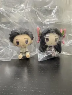 一番くじ 鬼滅の刃 ～雷の兄弟～ D賞 狛治 カナエ ちょこのっこフィギュア