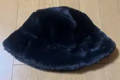 H&M 黒 バケットハット