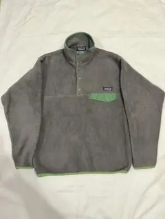 【メンズS】Patagonia スナップt グレー