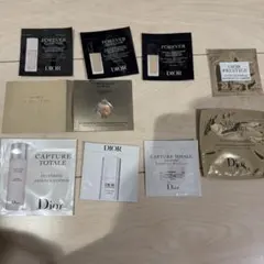Dior サンプルセット、ファンデ、下地、洗顔、美容液、化粧水、クリーム