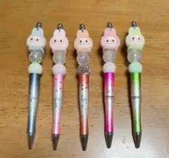 装飾付きカスタムボールペン5本セットෆ˚*〘 おまけ付き 〙