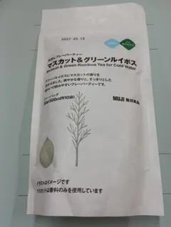 販売価格450円 無印良品 水出し マスカット＆グリーンルイボス 500mlのサムネイル