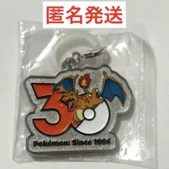 ポケモン ガチャ 30周年 メタルチャームマスコット めじるし リザードン