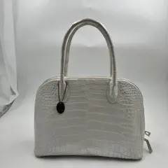 未使用級】COMTESSE シルバー ホースヘア シルバー金具 ハンドバッグ