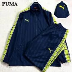 希少】90s'/PUMAプーマ/ジャージセットアップ/昭和レトロ/派手デザイン