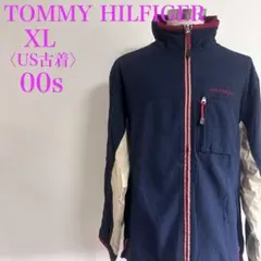 00s トミーヒルフィガー フリースライナー ナイロンジャケット US古着 XL