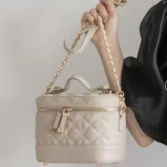 RANDA　キルティング 2WAY バニティバッグ