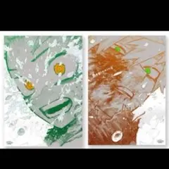 A2アートポスター2枚 The Beginning ヒロアカ 緑谷出久 爆豪勝己