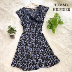 美品 TOMMY HILFIGER トミーヒルフィガー ハート柄 ワンピース