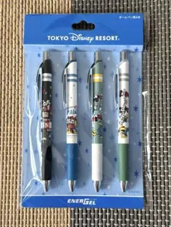 東京ディズニーリゾート エナージェル ボールペン 4本セット
