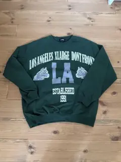 XLARGE LAプリント トレーナー