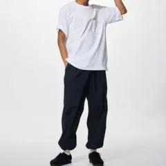 GU　ENGINEERED GARMENTS　コードレーンイージーパンツ　М　紺