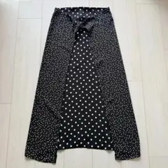 cacco様専用】zuccaドット柄ロングスカート - メルカリ