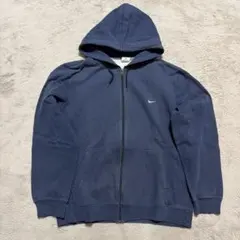 Nike ネイビー ジップアップパーカー XL