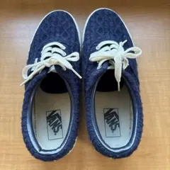 VANS ケーブルニット スニーカー ネイビーのサムネイル