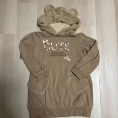 mezzo piano フード付きワンピース 140cm