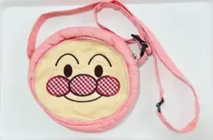 アンパンマン ドキンちゃん リバーシブル ショルダーバッグ ポシェット ピンク
