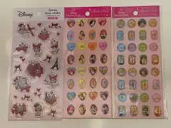 セリア ディズニーシール3点セット ストーンシール エポキシラメシール