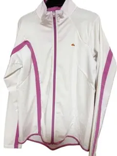ellesse エレッセ ジャージ ジャケット ホワイト ピンクパープル Lのサムネイル